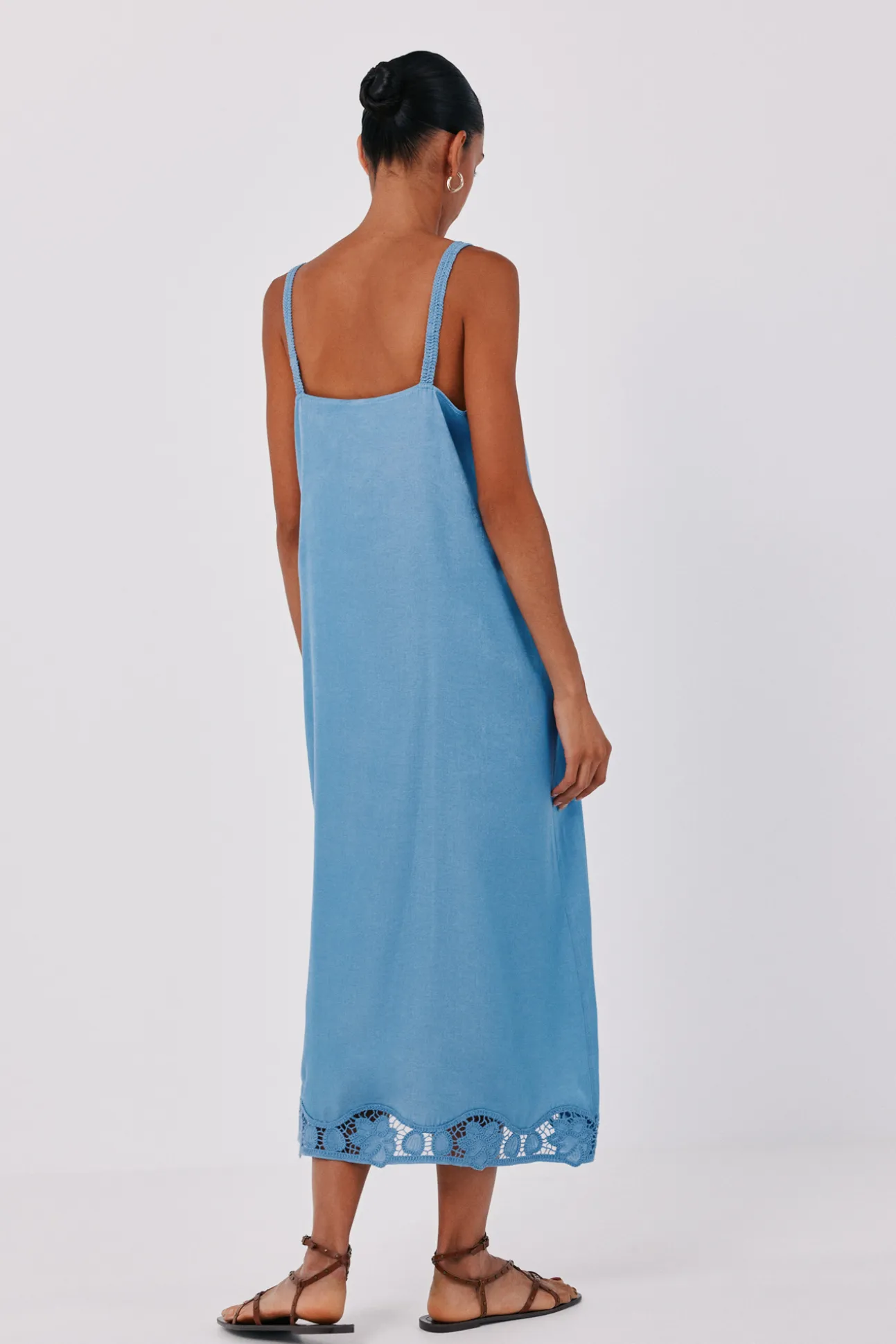 Vestido satinado lencero