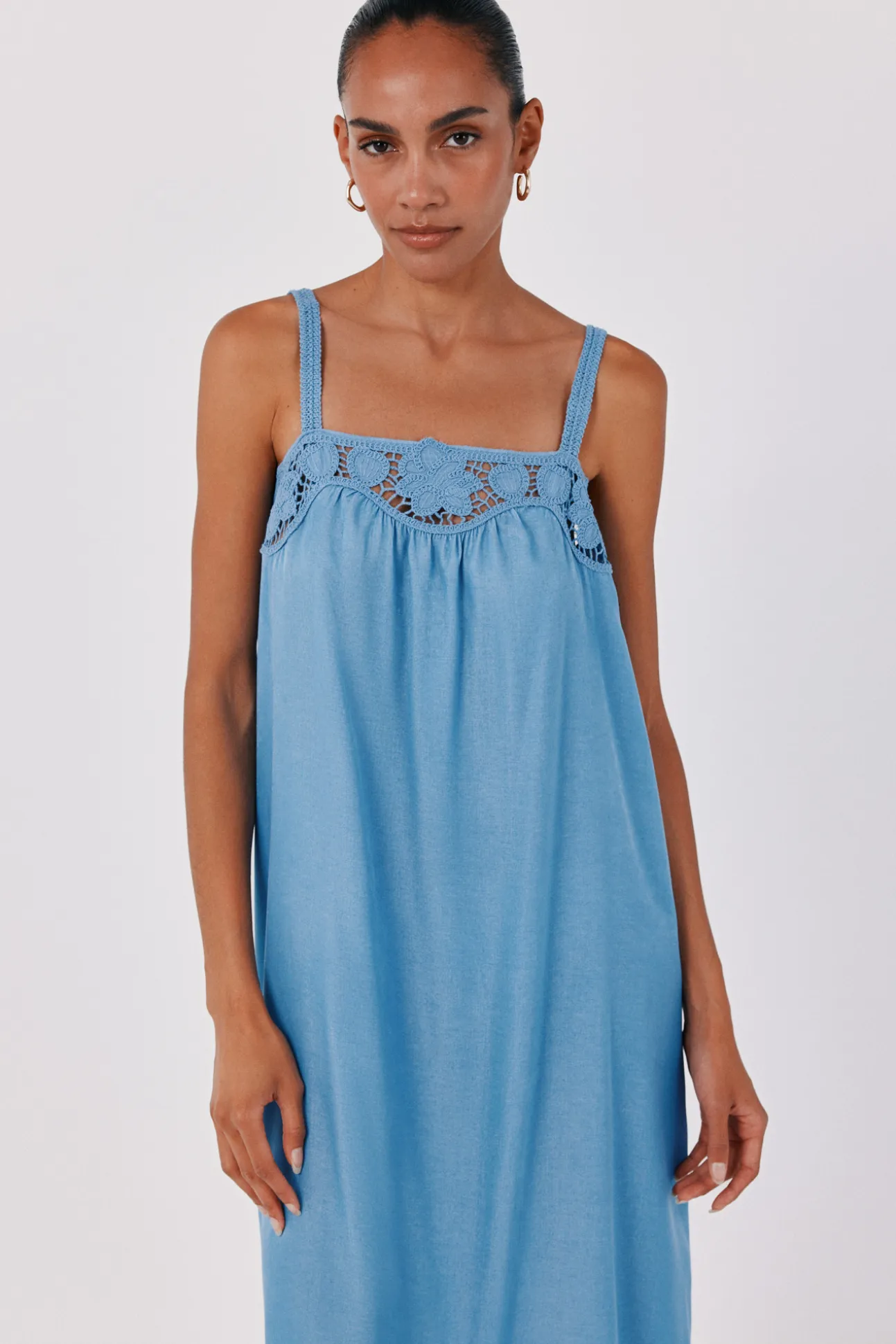 Vestido satinado lencero