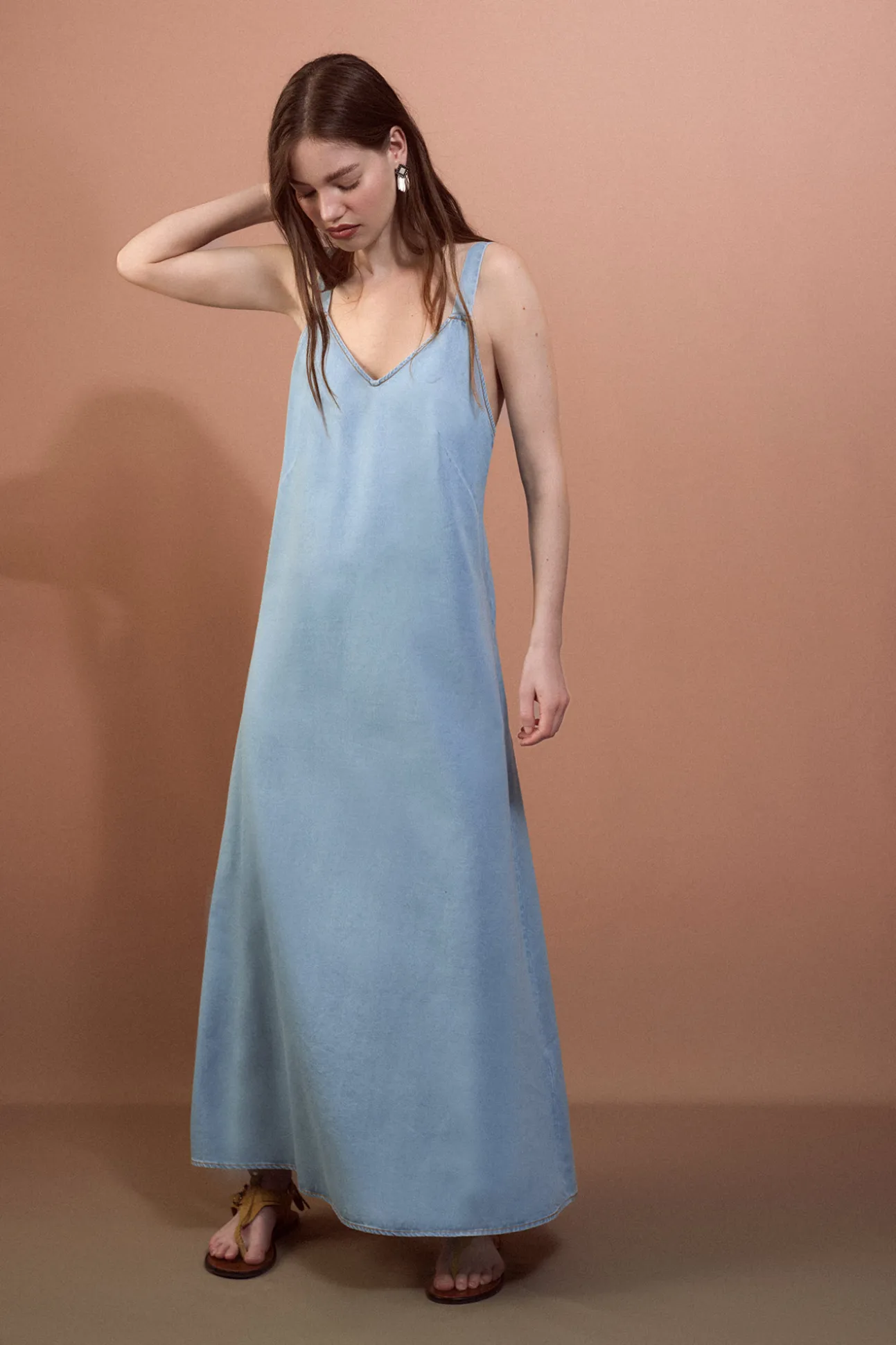 Vestido tirantes Tencel