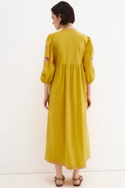 Vestido túnica bordados