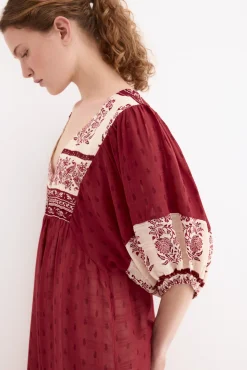 Vestido túnica estampado floral