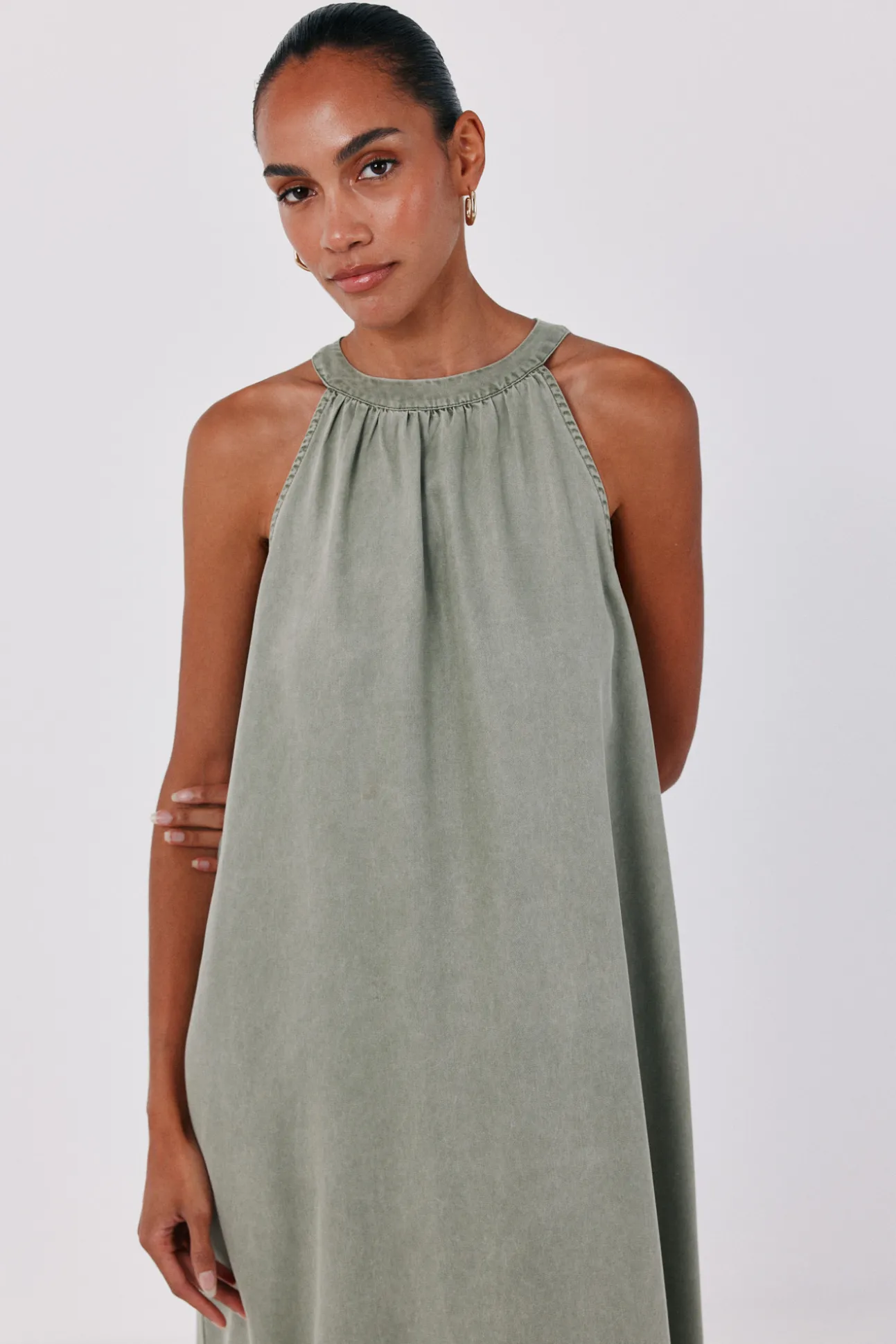 Vestido Vaquero Halter