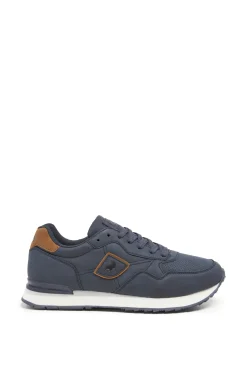 Zapatilla running efecto piel