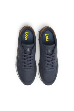 Zapatilla running efecto piel
