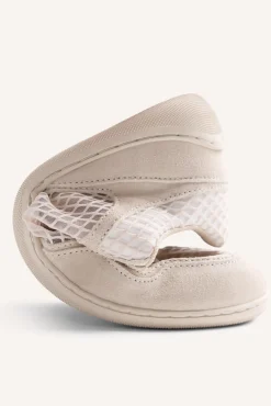 Zapatillas piel y rejilla