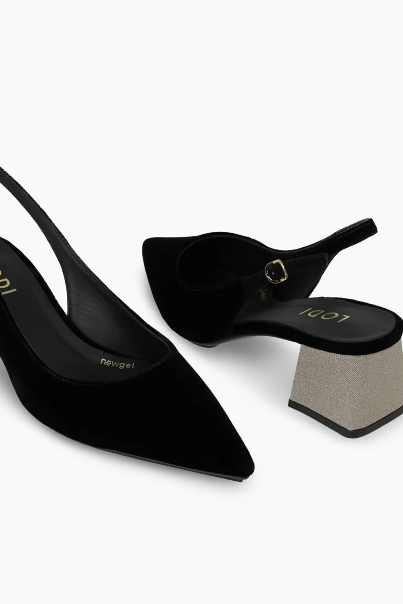 Zapatos de salón en terciopelo